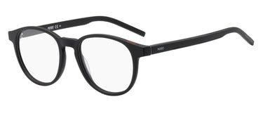 Premium Men Hugo Eyeglasses: HG 1129 - Matte Black - SpecSMART Eye Clinic (Diagonal View)